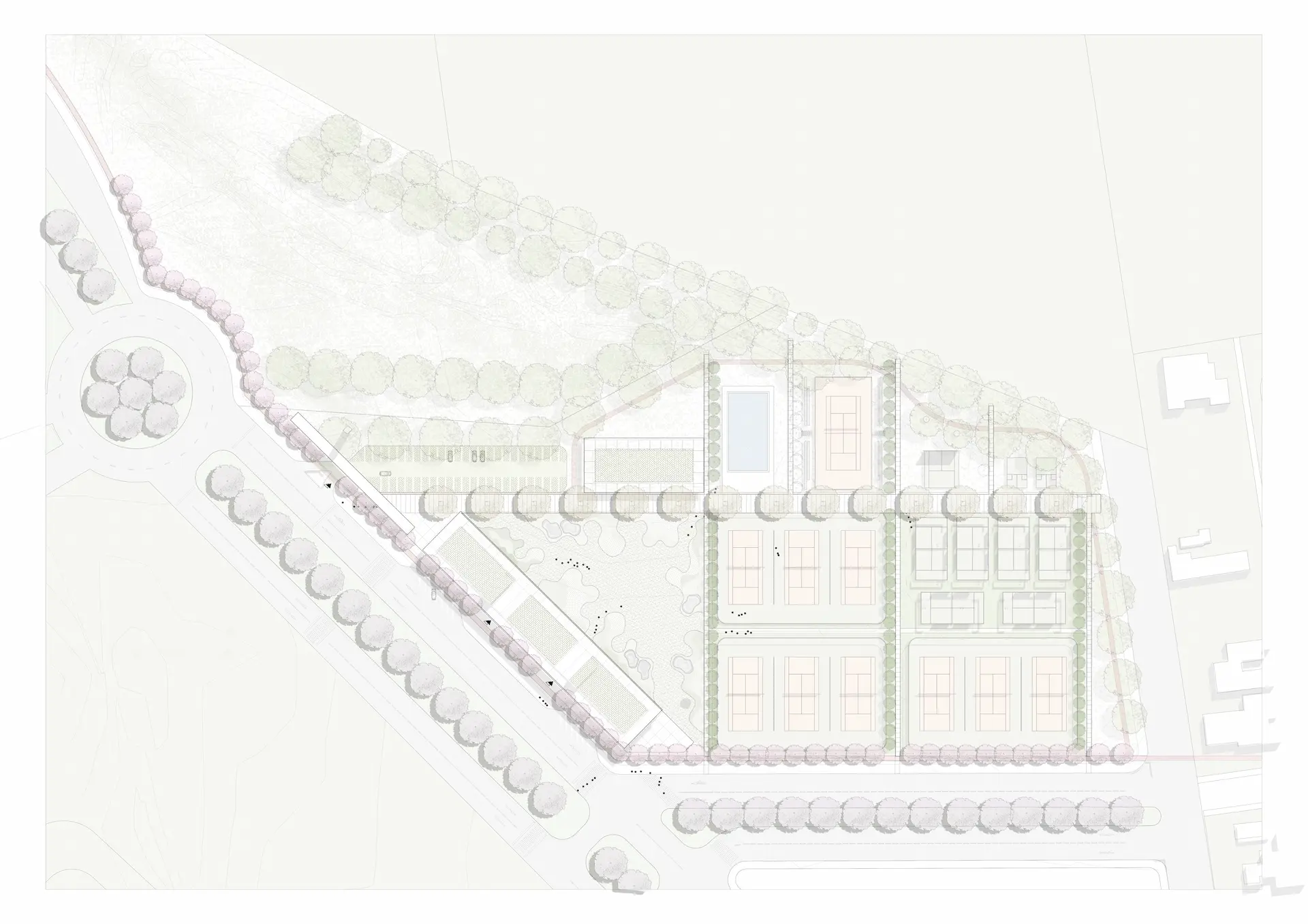 Vista exterior del edificio Campo La Macarena