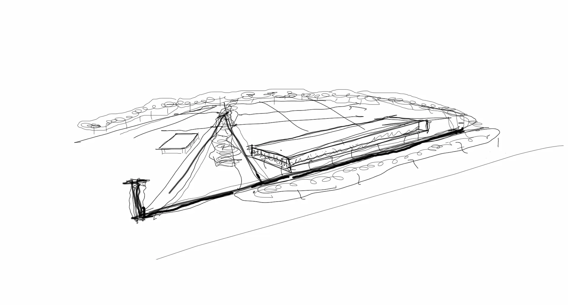 Perspectiva general de la construcción