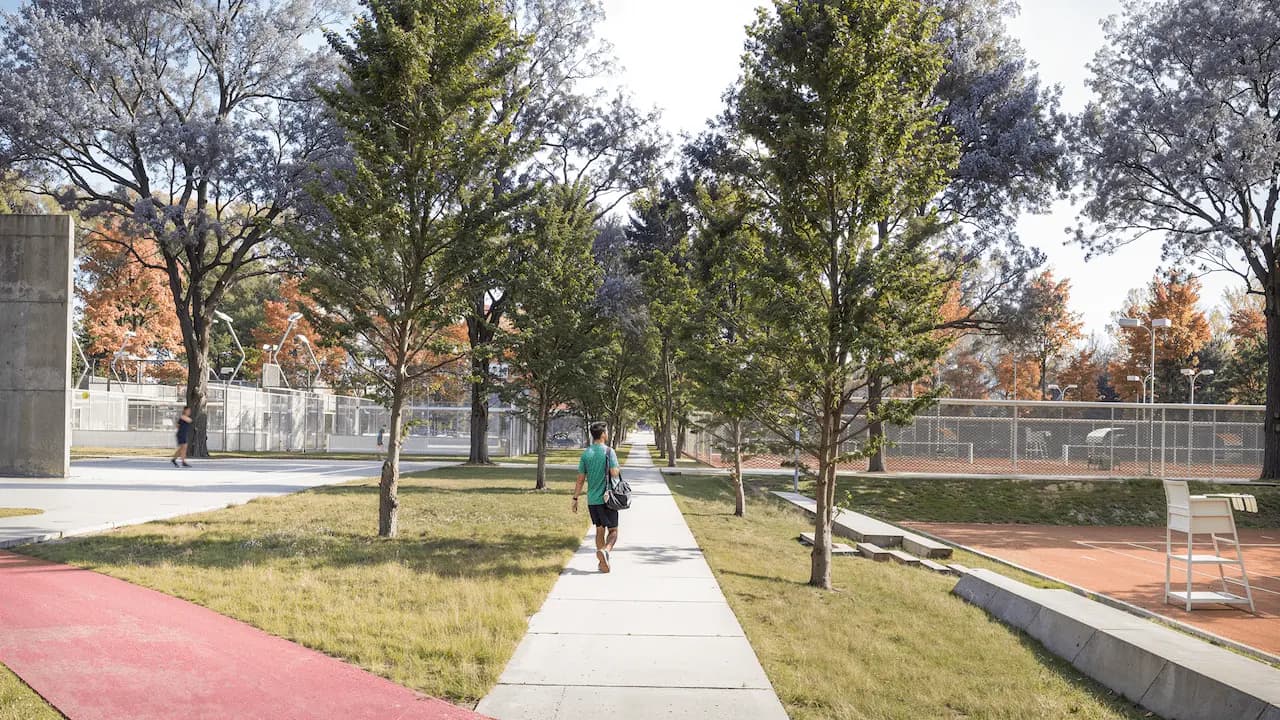 Materiales y texturas del edificio