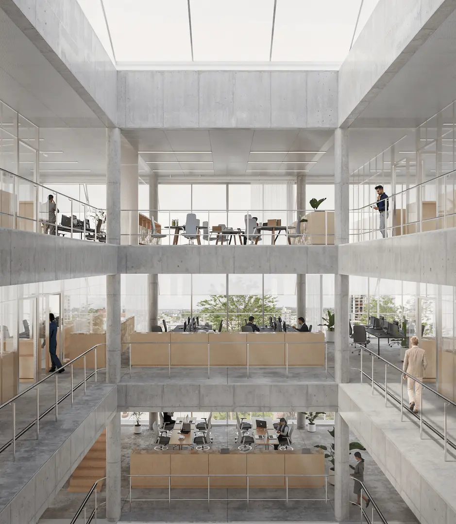 Pasillo del ala norte