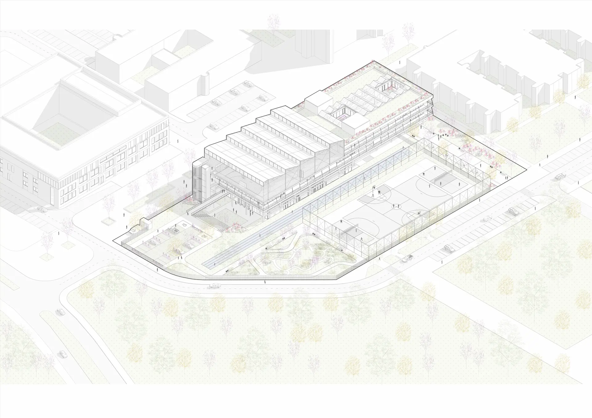 Pasillo del ala este